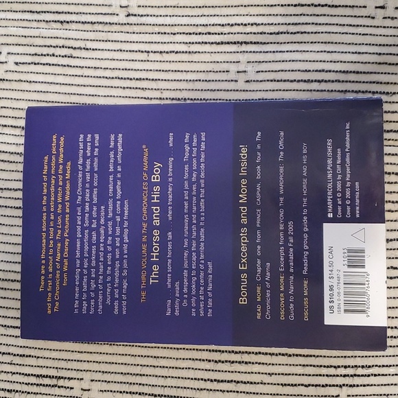 C.S. Lewis The Horse and His Boy - Picture 2 of 2